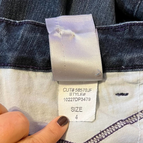 NYDJ Denim Jeans Women's Size 4 Mid Rise Straight Blue Lifting Technology - Picture 9 of 10